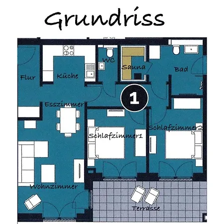 Hansehaus 1 - Ankerplatz * Grömitz